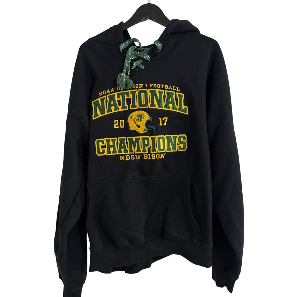 NDSU Bison 2017 National Champions Hoodie Size Large